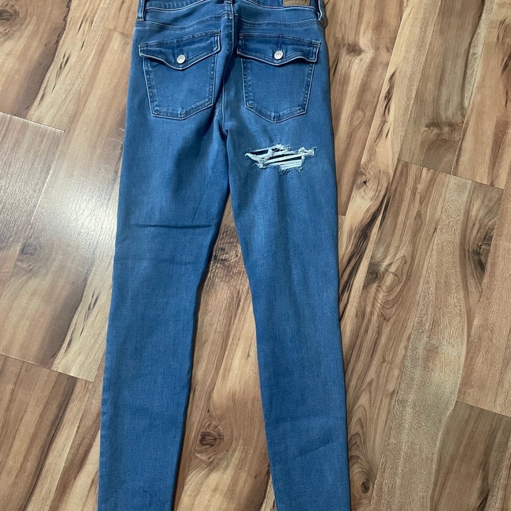 American Eagle High Rise Jeggings Sz 2 - Picture 3 of 6